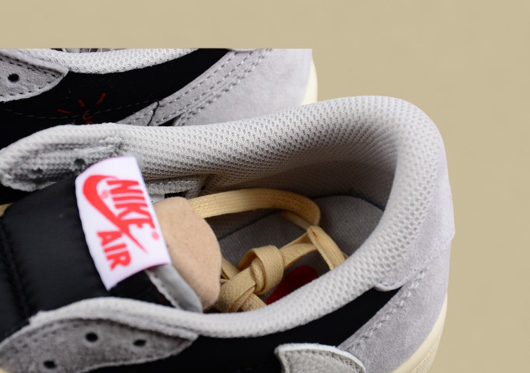 Travis Scott x Air Jordan 1 Low "Reverse Mocha" White Brown Mocha TS Joint Reverse Hook