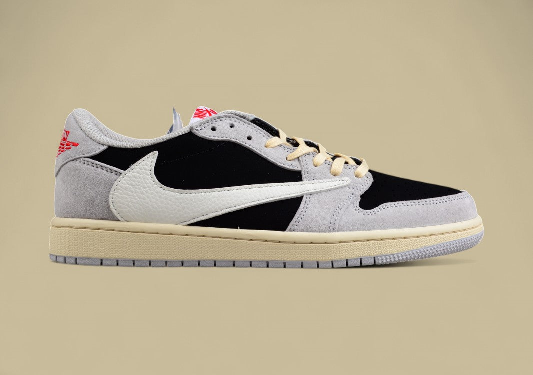 Travis Scott x Air Jordan 1 Low "Reverse Mocha" White Brown Mocha TS Joint Reverse Hook