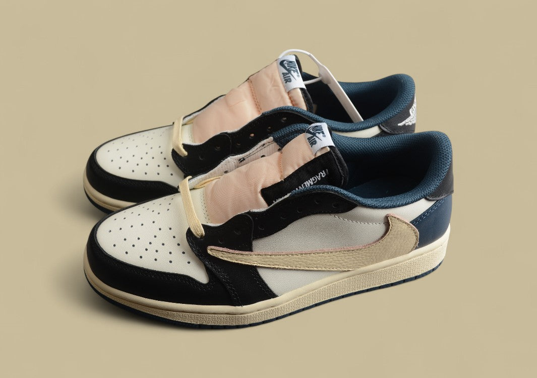Travis Scott x Fragment Air Jordan 1 Low OG “Military Blue”