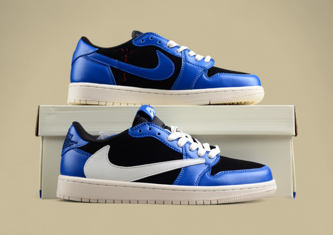 Travis Scott x Fragment Design x Air Jordan 1 Low OG “Military Blue”