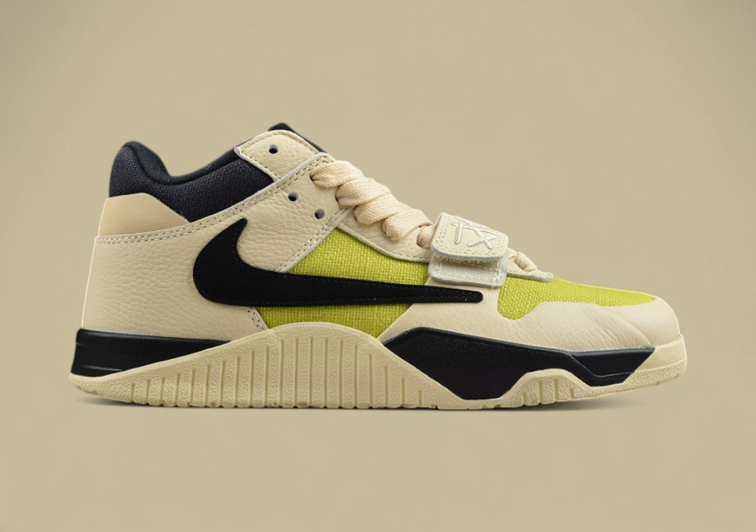 Travis Scott x Jordan Cut The Check Inverted Hook Velcro Fashion Basketball Shoes