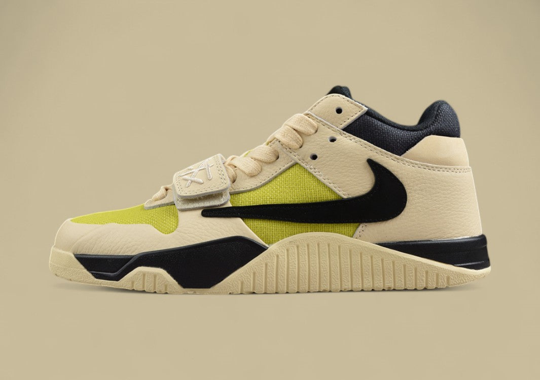 Travis Scott x Jordan Cut The Check Inverted Hook Velcro Fashion Basketball Shoes
