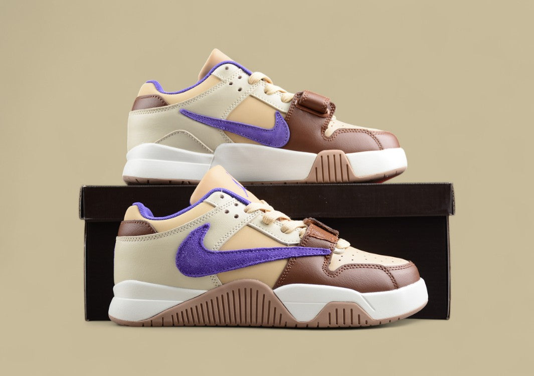 Travis Scott x Jordan “Cut The Check” Low – Brown/Violet Ore