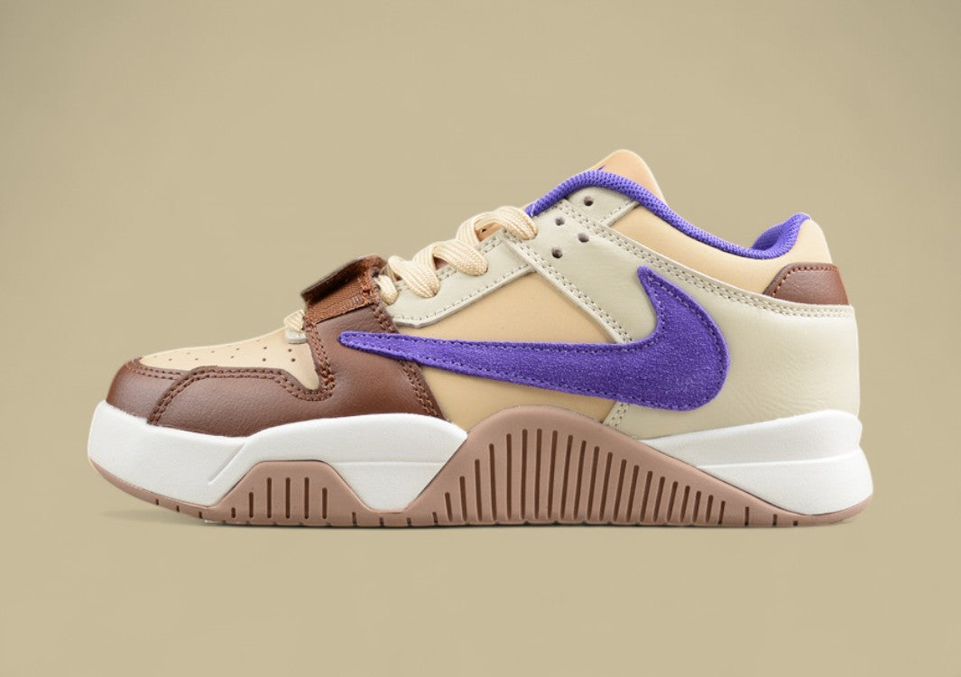 Travis Scott x Jordan “Cut The Check” Low – Brown/Violet Ore