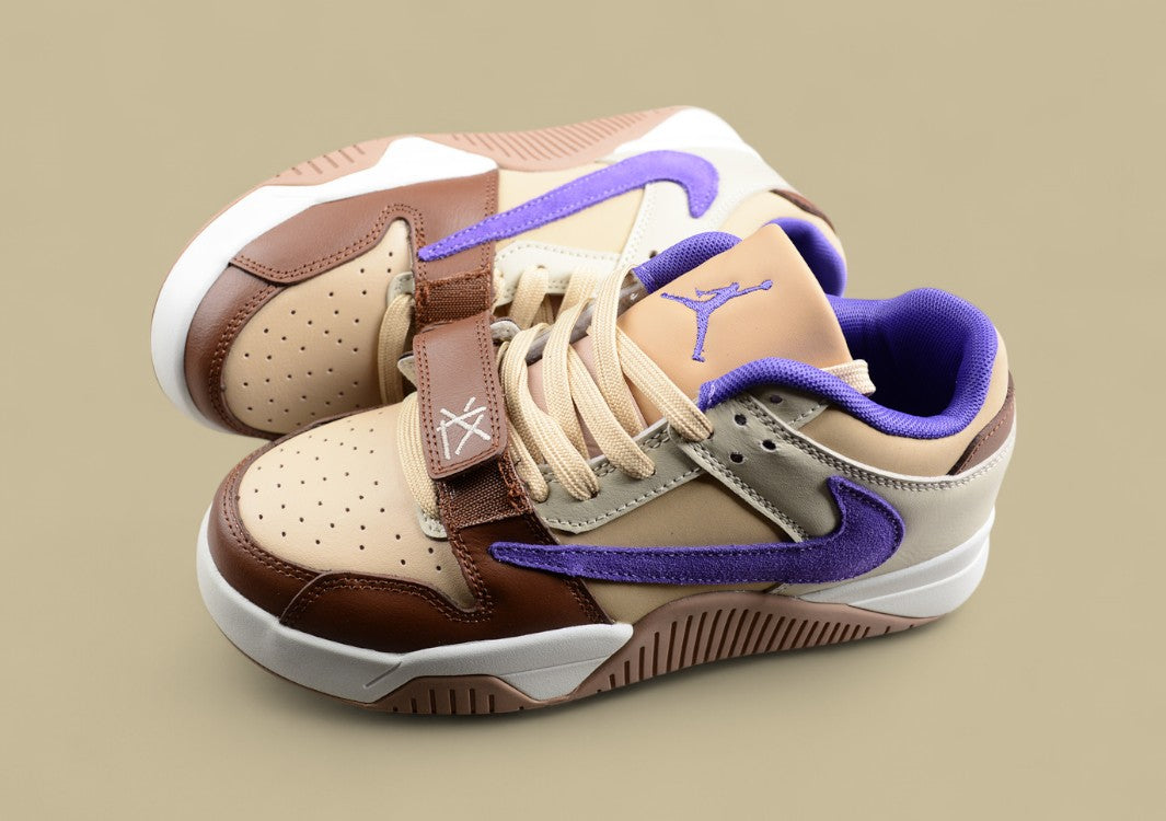 Travis Scott x Jordan “Cut The Check” Low – Brown/Violet Ore