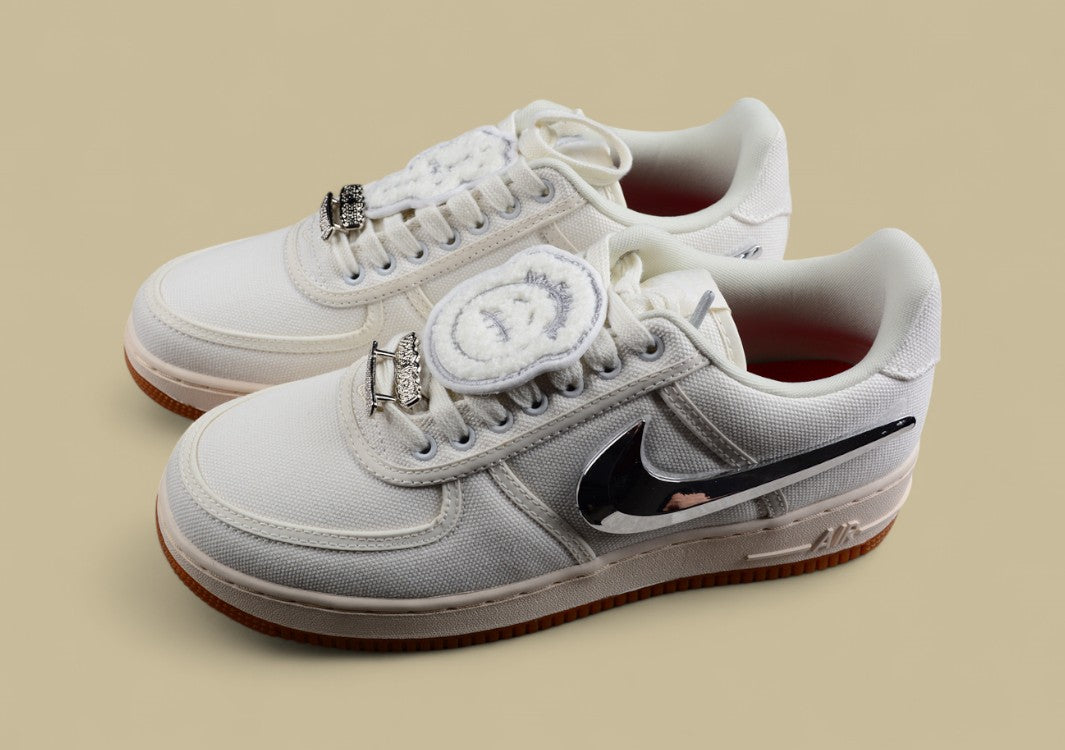 Travis Scott x Nike Air Force 1 TS Ultra-Limited Low-Top Casual Sneakers