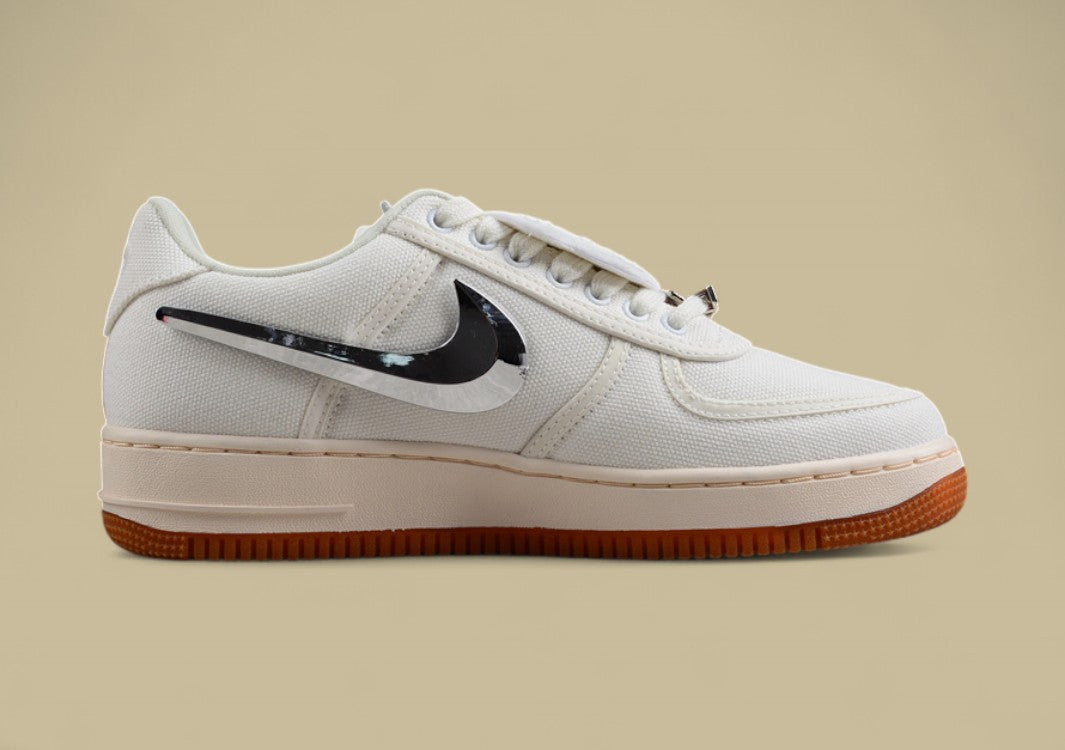 Travis Scott x Nike Air Force 1 TS Ultra-Limited Low-Top Casual Sneakers