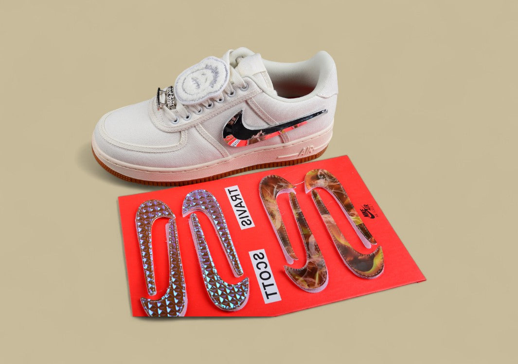 Travis Scott x Nike Air Force 1 TS Ultra-Limited Low-Top Casual Sneakers