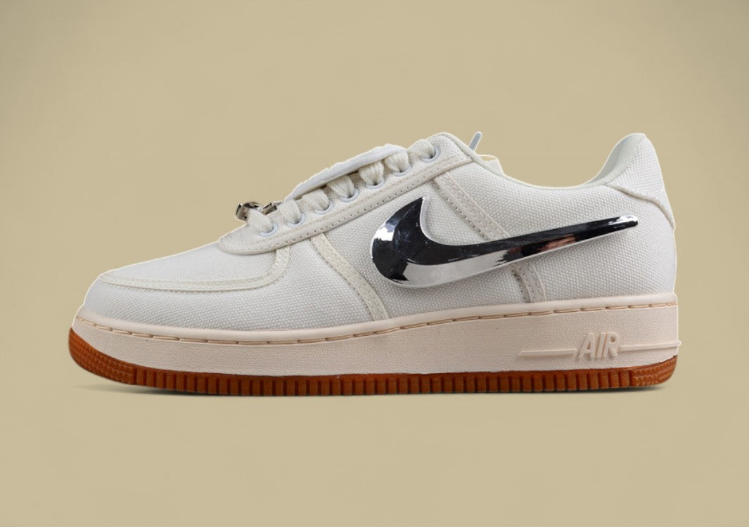 Travis Scott x Nike Air Force 1 TS Ultra-Limited Low-Top Casual Sneakers