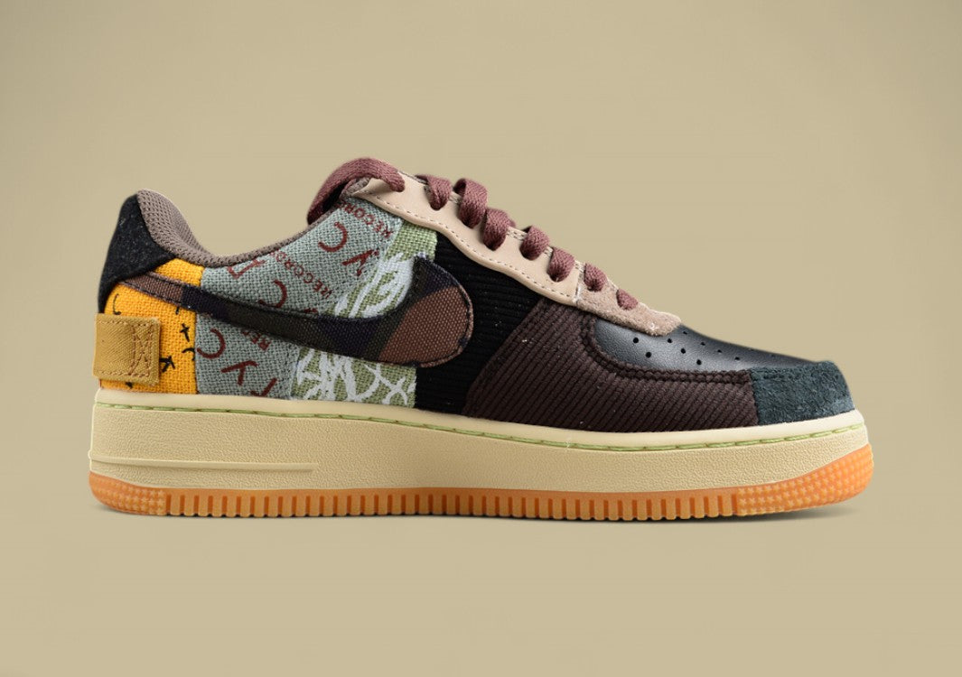 Travis Scott x Nk Air Force 1 Low Air Force joint casual sneakers