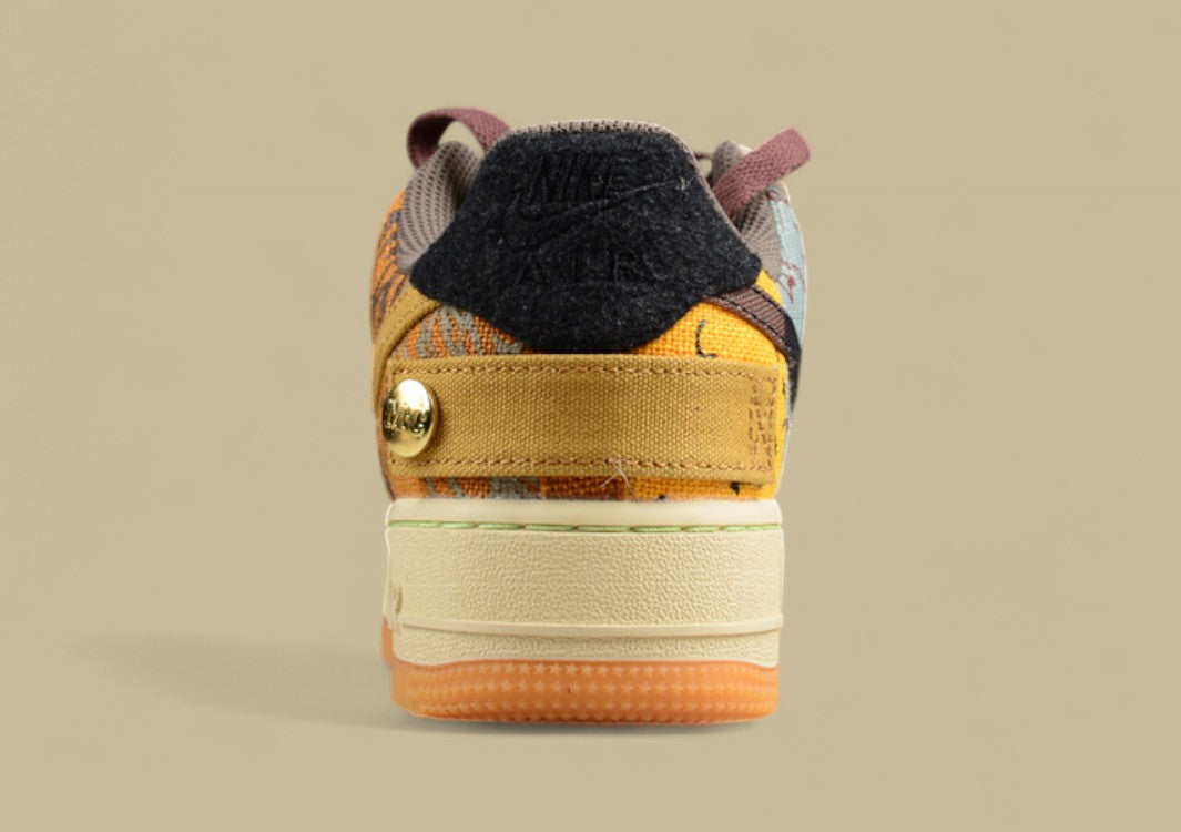 Travis Scott x Nk Air Force 1 Low Air Force joint casual sneakers