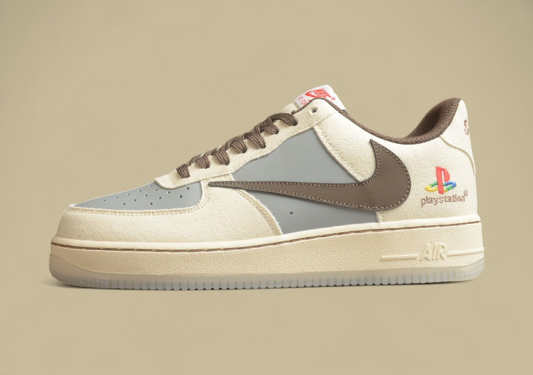 Travis Scott x PlayStation x Nike Air Force 1 '07 Low Three-Party Joint Reverse Hook