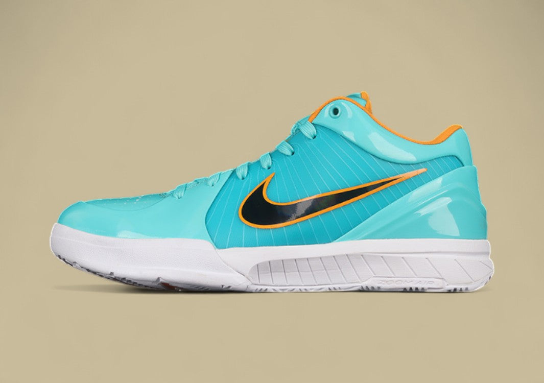 Undefeated x Kobe 4 Protro Hyper Jade Teal/Mango/White
