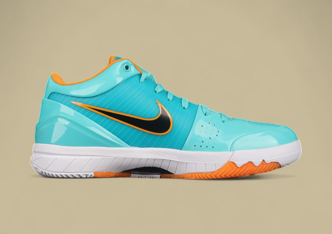 Undefeated x Kobe 4 Protro Hyper Jade Teal/Mango/White