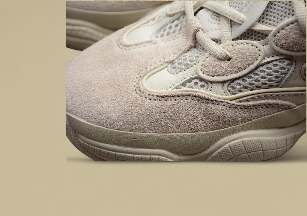 Yeezy 500 Blush Minimal Off-White Vibe with Iconic Chunky Design