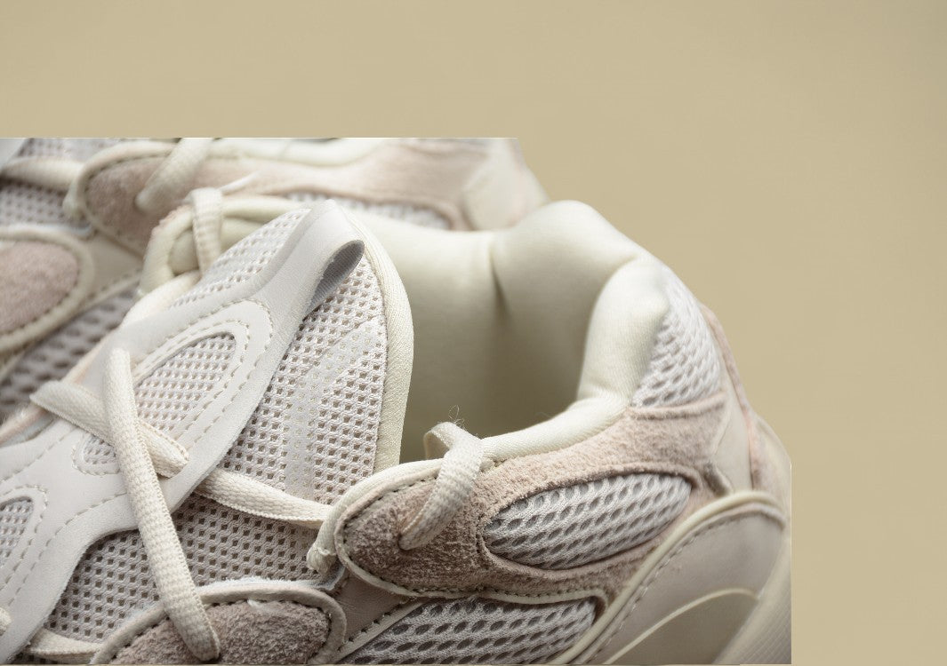 Yeezy 500 Blush Minimal Off-White Vibe with Iconic Chunky Design