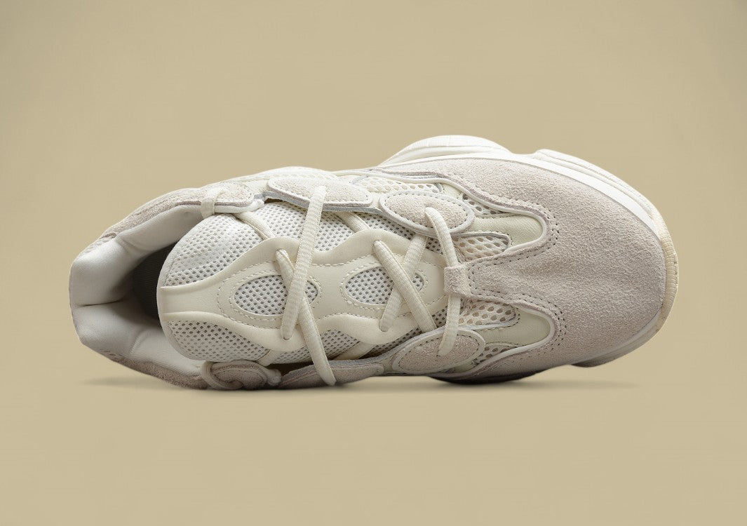 Yeezy 500 Bone White Crisp Coconut 500 in Classic White Tones