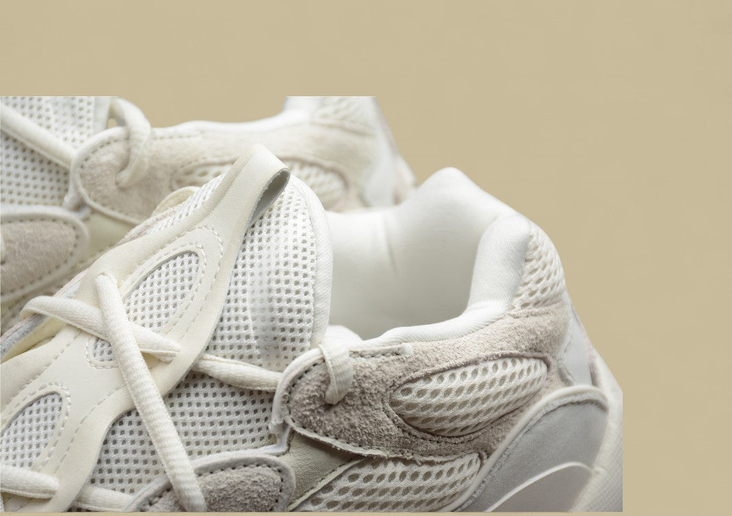 Yeezy 500 Bone White Crisp Coconut 500 in Classic White Tones