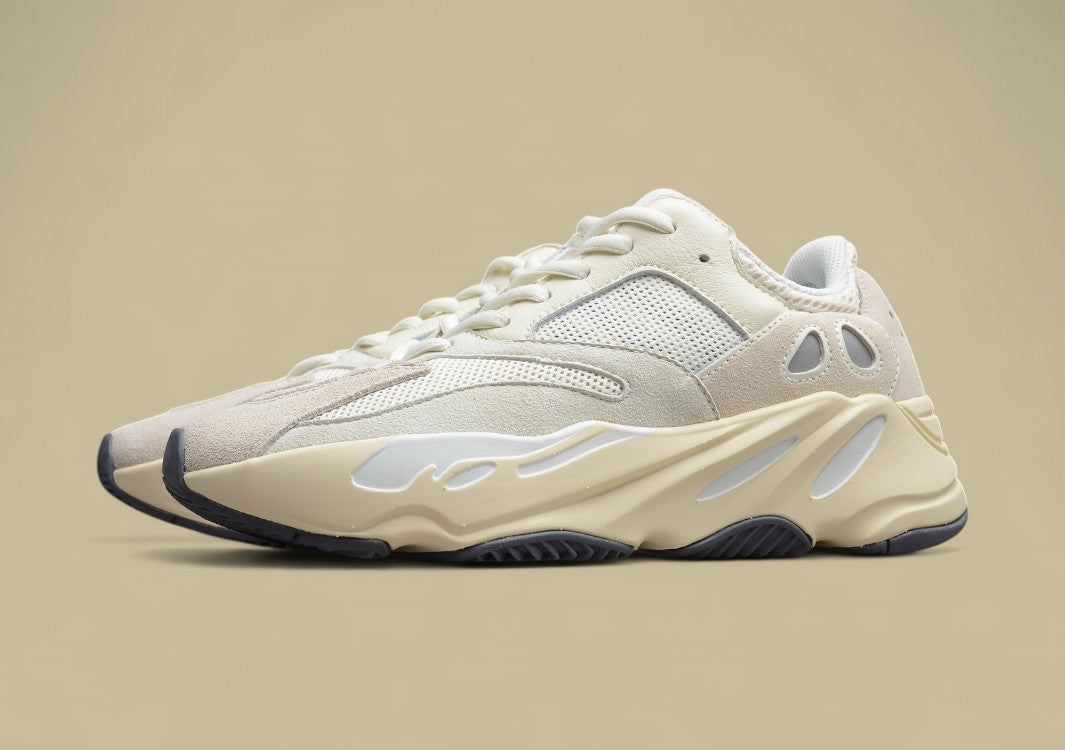 Yeezy 700 Analog Minimalist Coconut Style in Gray and White