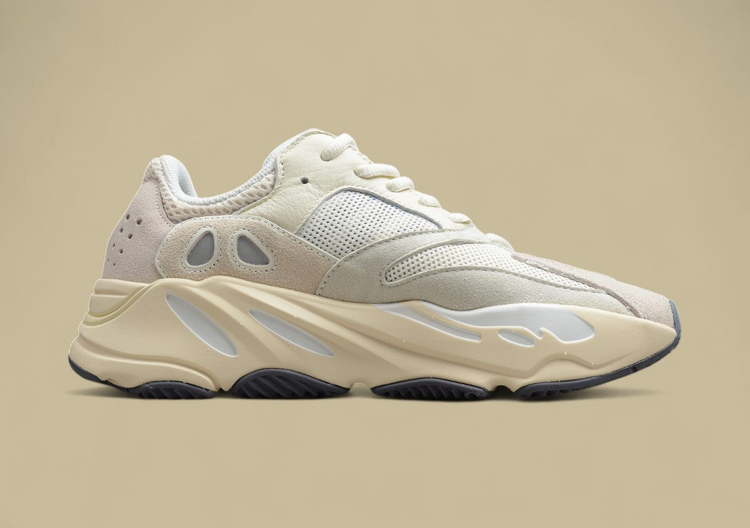 Yeezy 700 Analog Minimalist Coconut Style in Gray and White