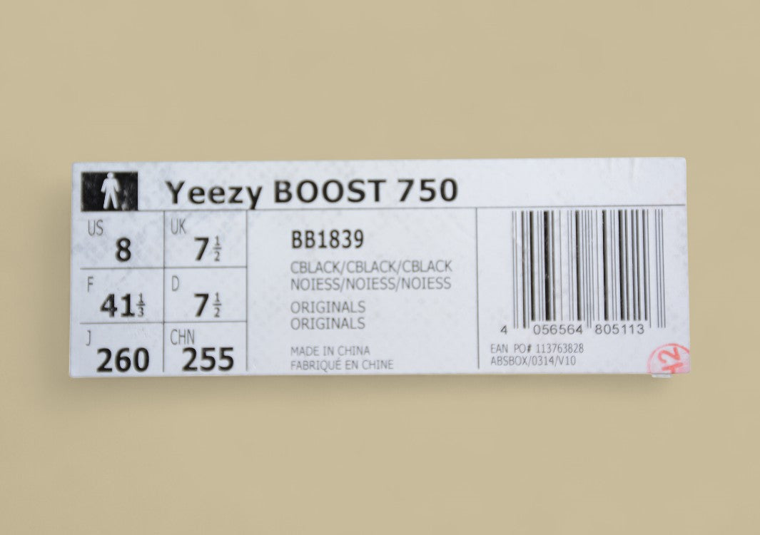 Yeezy 750 Boost OG "Black" High Top Warrior