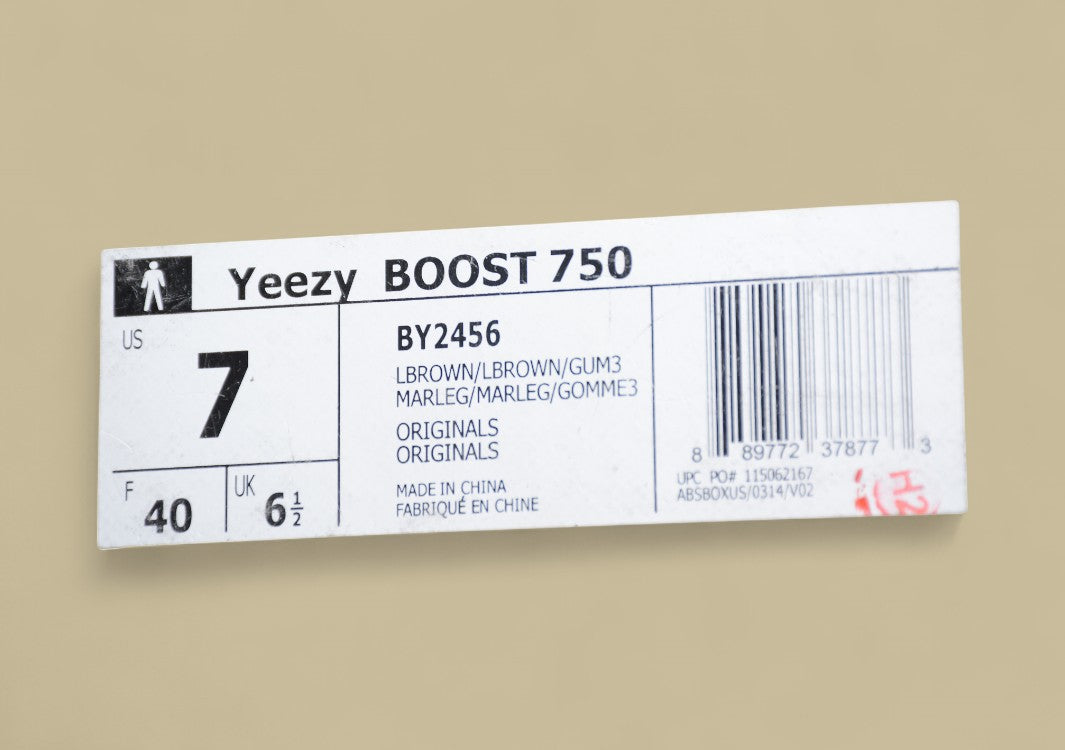 Yeezy 750 Boost OG Coconut High Top Dark Brown