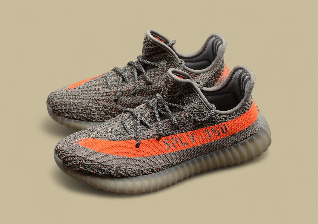 Yeezy Boost 350 V2 Coconut 350 Old Gray with Orange Starry Sky Accents