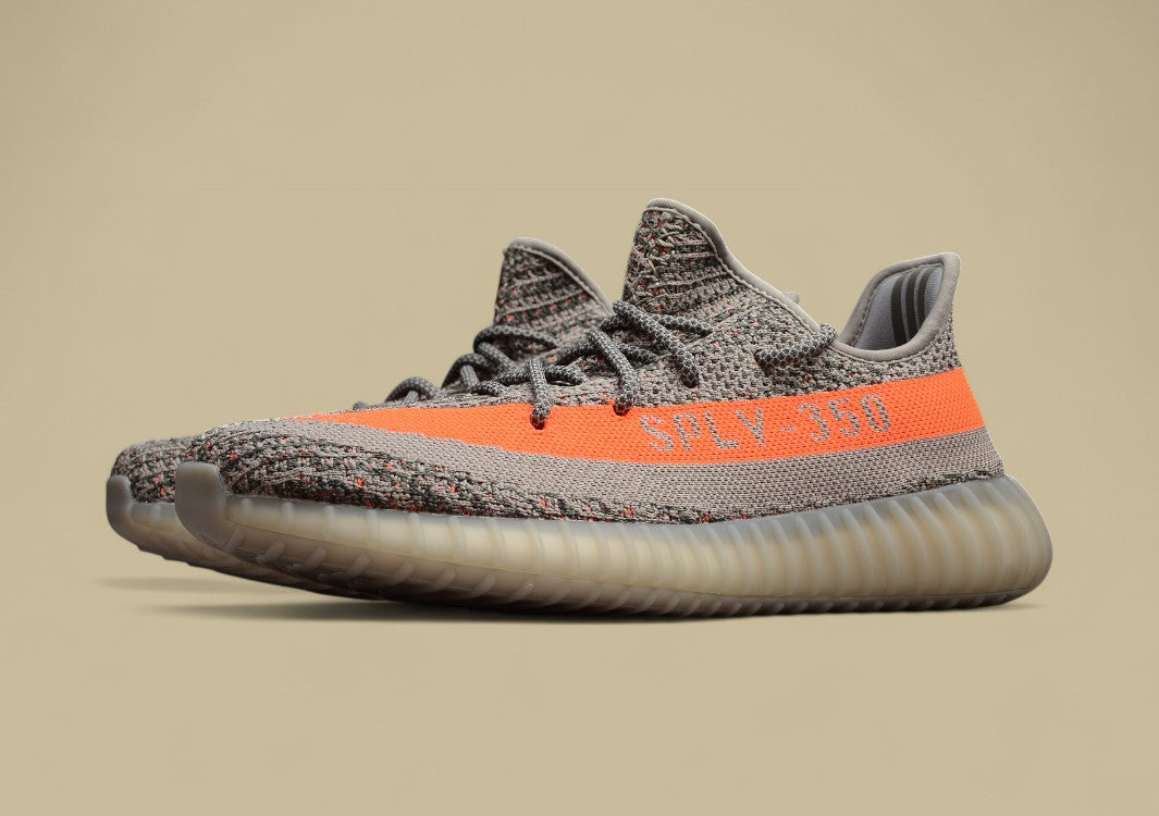 Yeezy Boost 350 V2 Coconut 350 Old Gray with Orange Starry Sky Accents