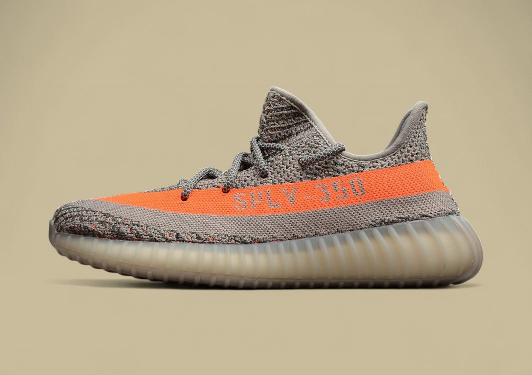 Yeezy Boost 350 V2 Coconut 350 Old Gray with Orange Starry Sky Accents