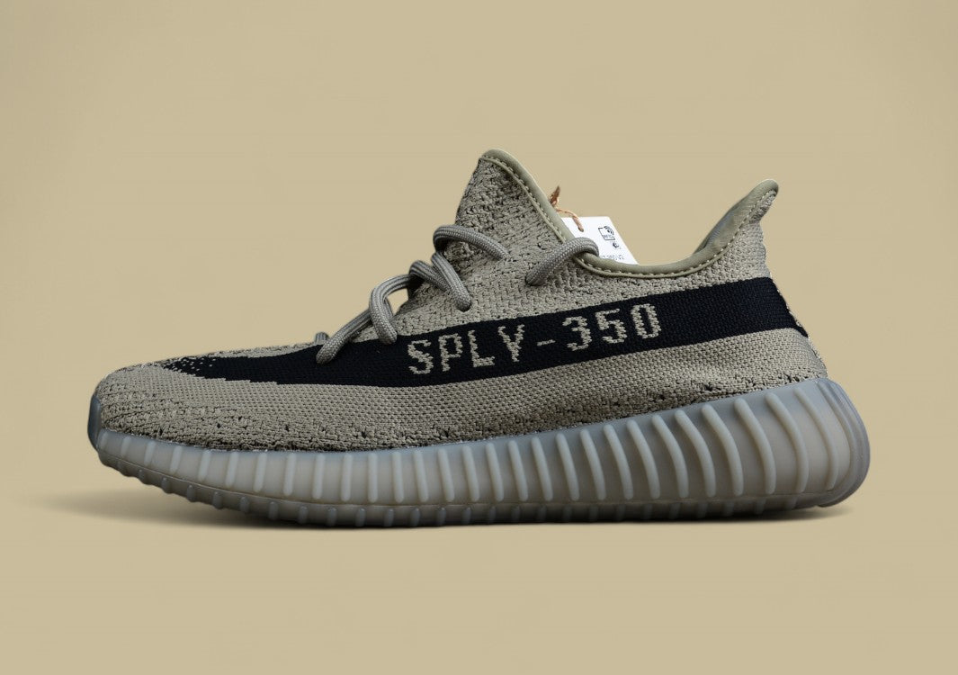 Yeezy Boost 350 V2 HQ2059 Army Green x Black Heat with Popcorn Sole
