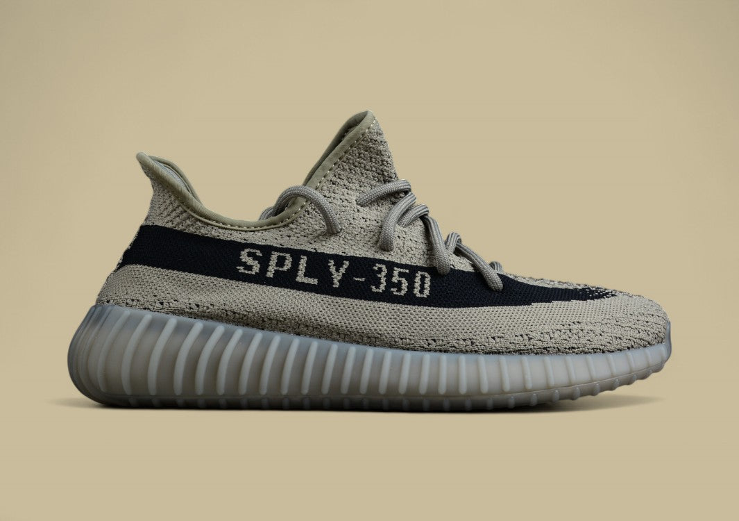 Yeezy Boost 350 V2 HQ2059 Army Green x Black Heat with Popcorn Sole