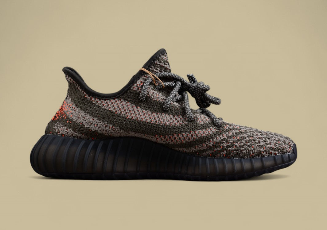 Yeezy Boost 350 V2 Military Green with Orange Accents