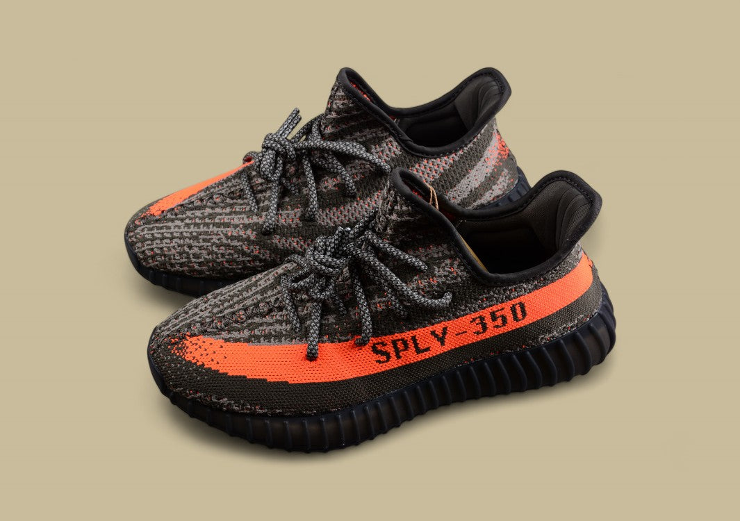 Yeezy Boost 350 V2 Military Green with Orange Accents