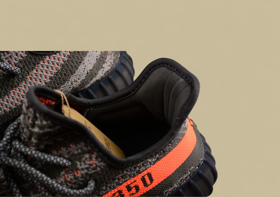 Yeezy Boost 350 V2 Military Green with Orange Accents