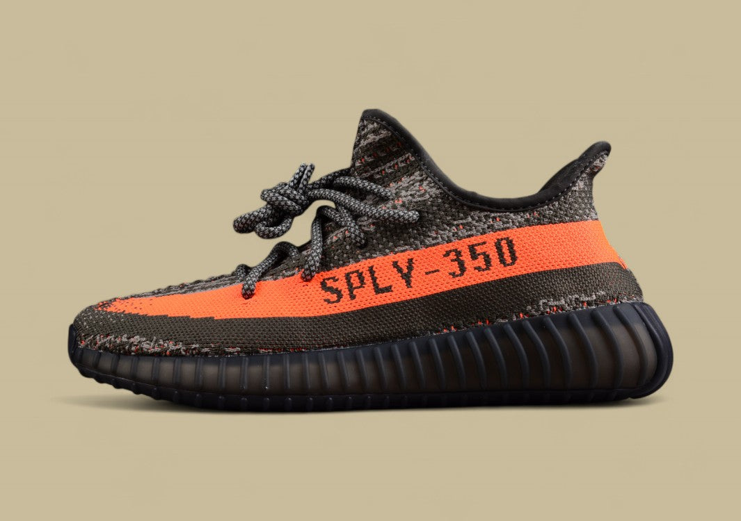 Yeezy Boost 350 V2 Military Green with Orange Accents