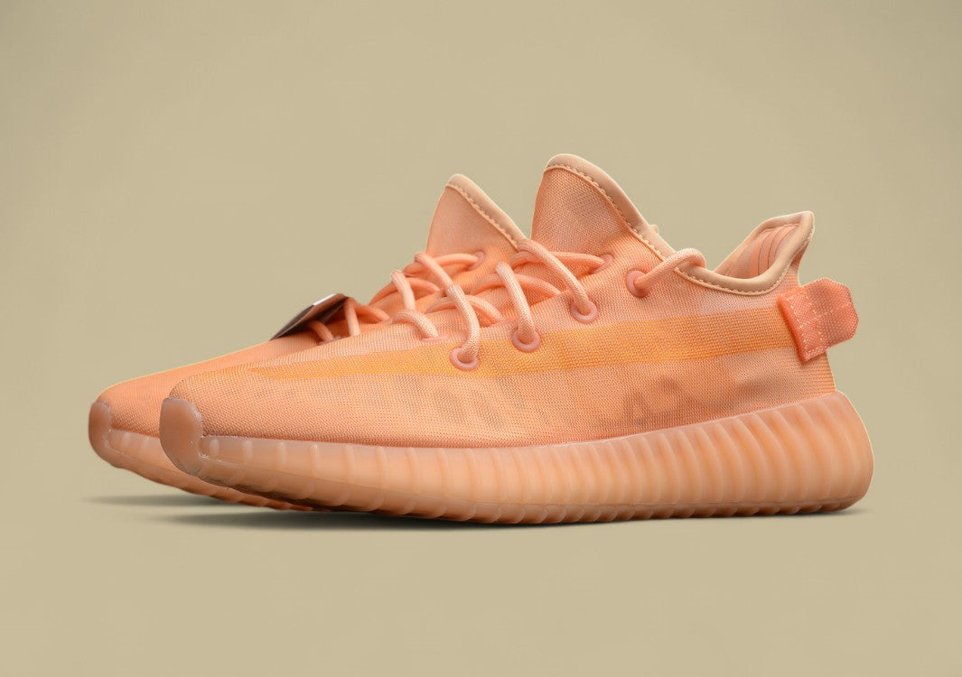 Yeezy Boost 350 V2 Mono Clay Translucent Mesh in Apricot Orange