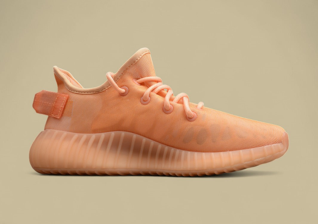 Yeezy Boost 350 V2 Mono Clay Translucent Mesh in Apricot Orange