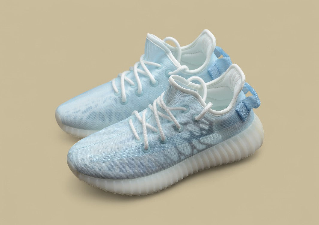 Yeezy Boost 350 V2 Mono Ice Full Transparent Ice Blue Edition