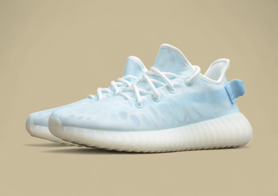 Yeezy Boost 350 V2 Mono Ice Full Transparent Ice Blue Edition