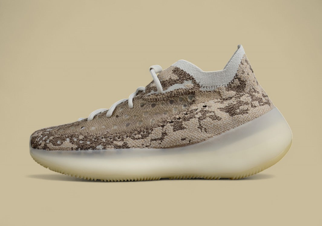 Yeezy Boost 380 Coconut Edition Earthy Rock Gray and Sand Brown