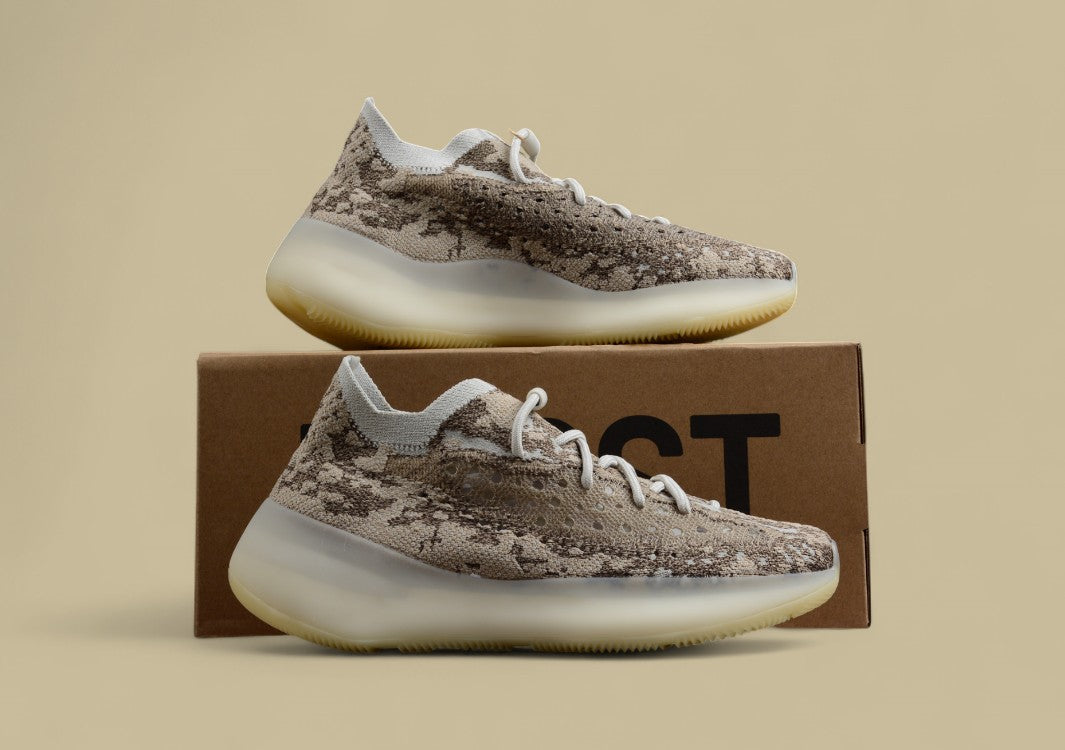 Yeezy Boost 380 Coconut Edition Earthy Rock Gray and Sand Brown