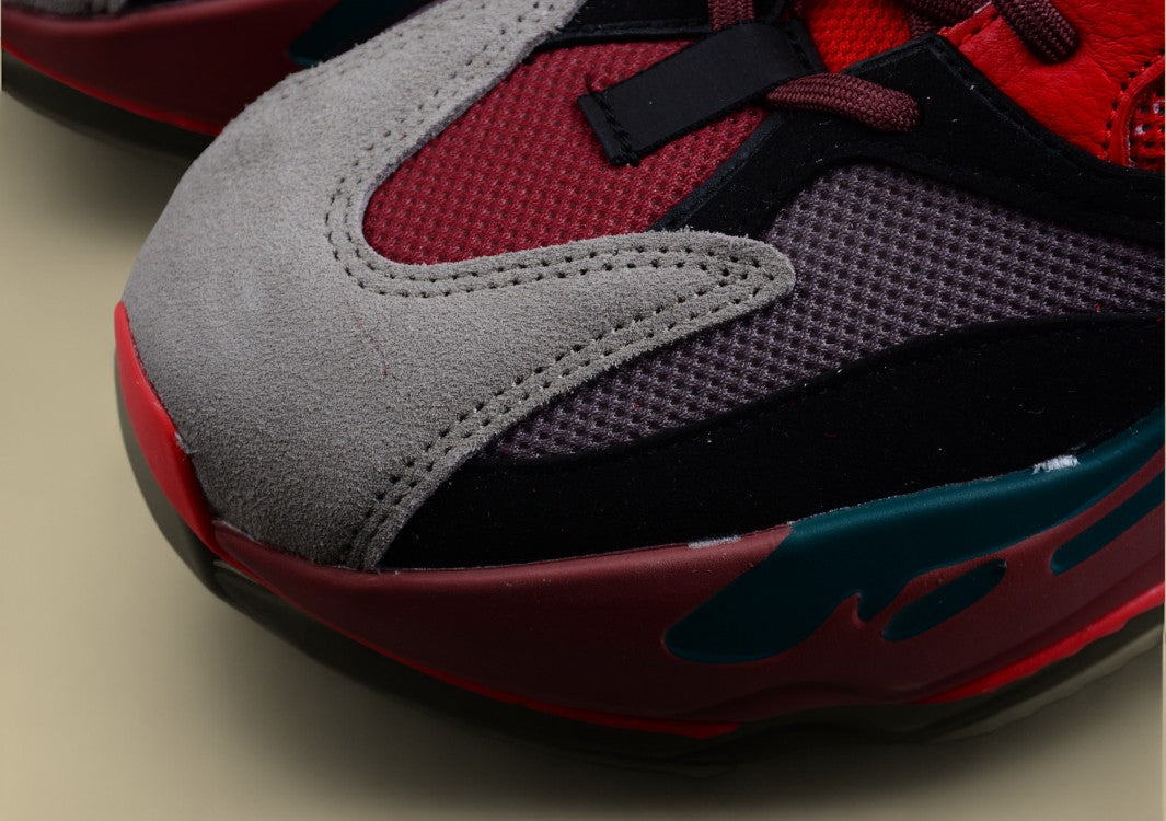 Yeezy Boost 700 Real Popcorn "Hi-Res Red" Kanye Chinese Red Running Shoes