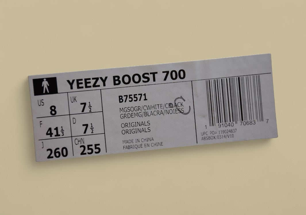 Yeezy Boost 700 Wave Runner Solid Grey Coconut Reflective Dad Shoes