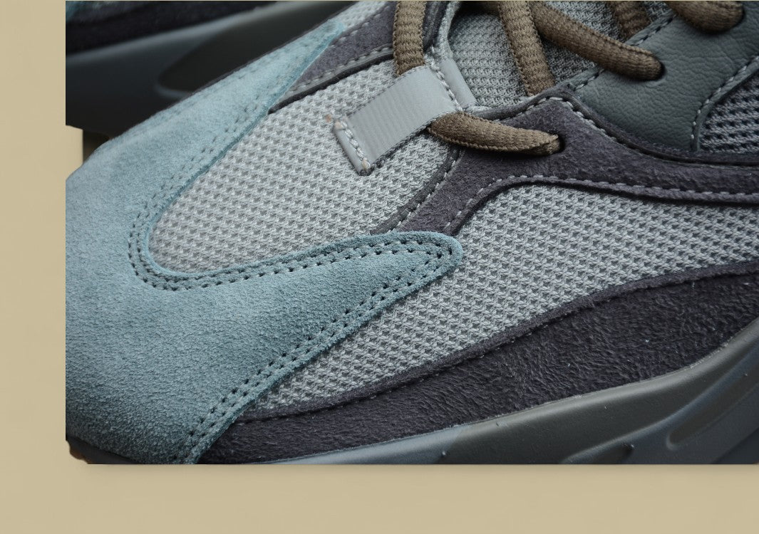 Yeezy Boost Coconut 700 Edition Muted Teal & Grey Tones with Chunky Sole Shoes