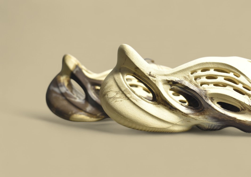 Yeezy Foam RNNR MX Cream Clay Swirled Earth Tones with a Futuristic Edge