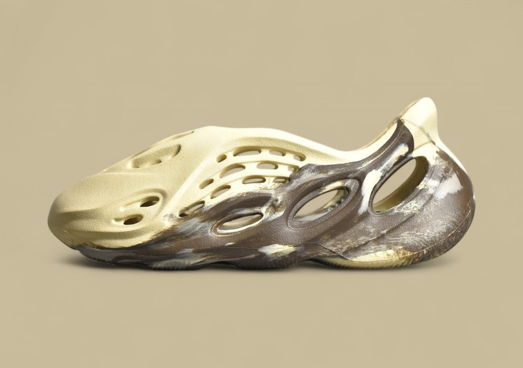 Yeezy Foam RNNR MX Cream Clay Swirled Earth Tones with a Futuristic Edge