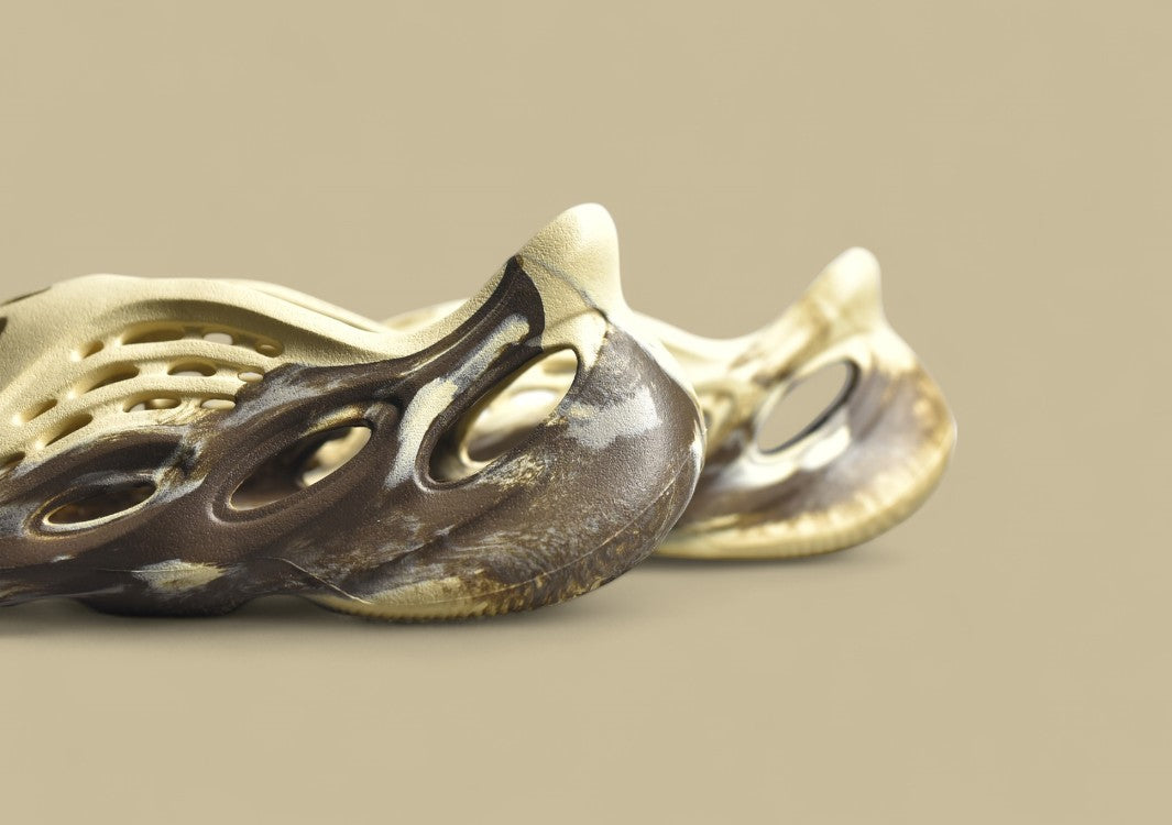 Yeezy Foam RNNR MX Cream Clay Swirled Earth Tones with a Futuristic Edge