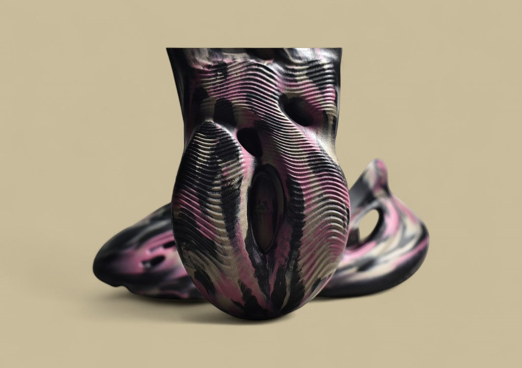 Yeezy Foam Runner MX Carbon Vivid Multicolor Meets Sculpted Innovation