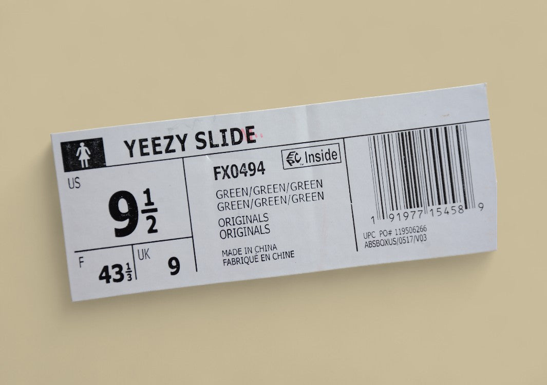 Yeezy Slide Coconut Green