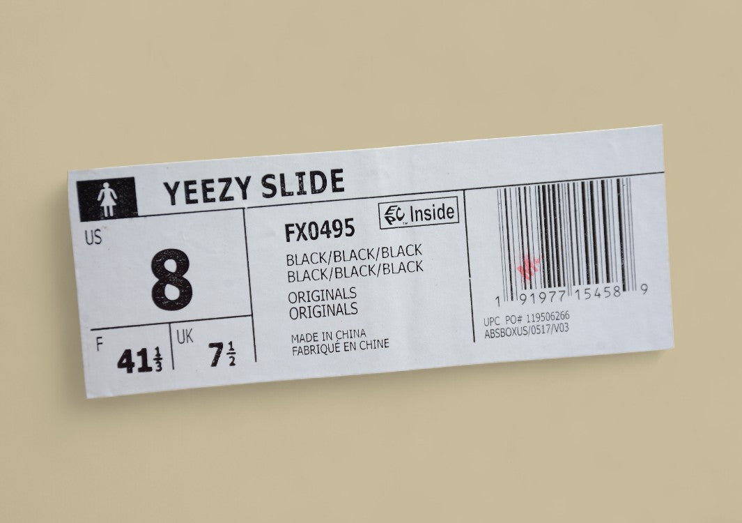 Yeezy Slide Coconut Slippers Black